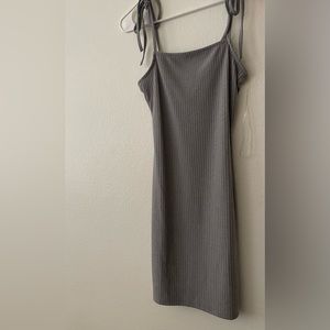 Bodycon dress with ribbing